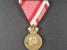 RAKOUSKO UHERSKO - Vojensk� z�slu�n� medaile Signum Laudis F.J.I., zlacen� bronz