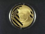 Zlat� medaile k n�v�t�v� Baracka Obamy v �R, Au 999.9, v�ha 31,1g, n�klad 500ks.