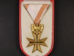 Zlatý záslužný kříž Republiky Rakousko + etue