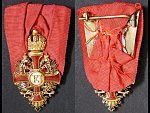 Řád Františka Josefa, puncovane zlato
