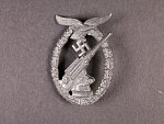 Odznak protiletadlové baterie, luftwafe, zinek, výrobce Wernstein, Hermann