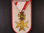 Zlatý záslužný kříž Republiky Rakousko + etue