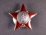 Řád rudé hvězdy č.1171428, duplikátní udělení, značeno Monetnyj Dvor