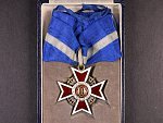 Řád Rumunské koruny, komandér, civilní skupina. typ 1932-1947, originální etue