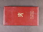Vyznamenání - Za zásluhy o výstavbu I. vydání 1951-1960 ČSR č.3350, punc Ag 925/1000, výroba Zukov Praha + etue