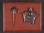 Hvězda československého partyzána + miniatura + originální etue