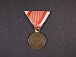 Bronzová medaile za statečnost 1914-17 nová stuha