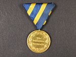 Medaile Za zvláštní službu Zemského veteránského spolku Dolní Rakousko zlatá