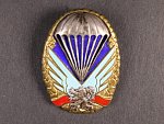 Odznak výsadkového vojska 1949-51 č.50758