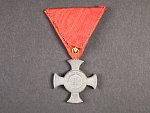Železný Záslužný kříž, původní civilní stuha, zinek