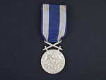 Československá vojenská medaile Za zásluhy, stříbrná