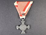 Železný Záslužný kříž, zinek, původní vojenská stuha