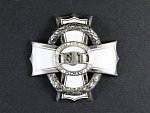 Válečný kříž Za občanské zásluhy III. třídy, punc Ag, značka výrobce R (Rozet & Fischmeister)