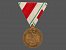 RAKOUSKO - Tyrolská pamětní medaile na I. sv. válku z r. 1928, původní stuha
