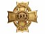 RAKOUSKO UHERSKO - Válečný kříž Za občanské zásluhy IV. třídy, pozlacený bronz, značka výrobce Z