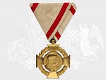 Jubilejní kříž 1908 na původní vojenské stuze