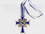 Záslužný kříž pro německé matky ve stříbře, krátká stuha