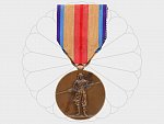 Spojenecká medaile za Vítězství, nepůvodní stuha..