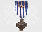Pamětní odznak SNG - Kříž za věrné služby s podpisem medailéra