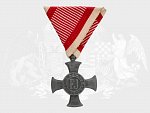 Železný Záslužný kříž, zinek, původní vojenská stuha