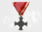 Železný Záslužný kříž, zinek, původní vojenská stuha
