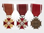 Zlatý, stříbrný a bronzový záslužný kříž PRL