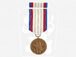 Medaile - Za upevňování přátelství ve zbrani III. třída, etue