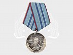 Medaile II. stupně za 15 let služby ve stavebních vojscích, první vydání 1969