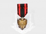 Řád Scanderbega, rytíř, období 1940-1944, stříbro, smalty, originální etue