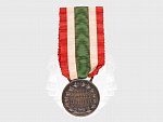 Pamětní medaile 1848-1918, značená MARIO NELLI INC.C.RIVALTA MOD / CBC