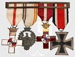 Spojka vyznamenání z období 1936-1976, příslušníka Modré divize a účastníka bojů na východní frontě