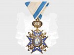 Řád Sv. Sávy IV. třídy, orig. etue značená Kovnica SORLINI Varaždin