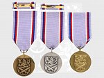 Medaile armády České Republiky za 15, 10 a 5 let služby