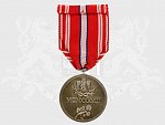 Pamětní odznak pro čs. dobrovolníky z let 1918-1919 bez monogramu OP, ražba v bílém kovu