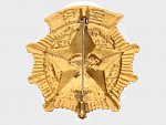 Řád korejské práce, pozlacený bronz, smalt, průměr 60 mm, upínání na svislou jehlu