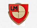 Vzorný střelec LM, upínání na šroub, na reversu značka výrobce Zukov Praha