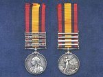 Pamětní medaile na válečné tažení v jižní africe 1899 - 1902 se čtyřmi štítky