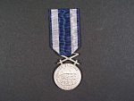 Československá vojenská medaile Za zásluhy, stříbrná