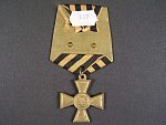 Kříž sv. Jiří 4.tř. vydámí po r. 1920, pravděpodobně pražské vydání, novodobá stuha