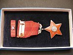 Řád Rudé hvězdy II. vydání po roce 1960 ČSSR č. 6261 + orig etue