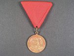 Pamětní medaile na císařské manévry konané u Velkého Meziříčí 1909, novodobá stuha