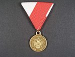 Pamětní veteránská medaile voj. vysloužilců Bohosudov 1873 , novodobá stuha