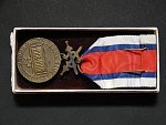 Bronzová medaile DOK za věrné služby 1918-1919 , etue + dekret