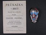 Odznak výsadkového vojska 1951-1962 č.4661 + průkaz