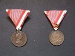 Bronzová medaile za statečnost 1914-17