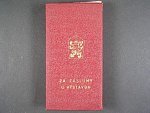 Vyznamenání - Za zásluhy o výstavbu II. vydání po roce 1960 ČSSR č.12869 + etue