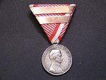 Medaile za statečnost II. třídy, Ag,vydání 1917 - 1918, nepuvodni stitky