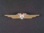 Odznak třídního specialisty letectva 1954-68. Palubní radista 3tř.