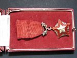 Řád rudé zastavy ČSSR č. 190, ministuzka + puvodni etue, vzacne