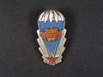 Odznak výsadkového vojska INSTRUKTOR z obdobi 1965-1992 č.12842, první typ